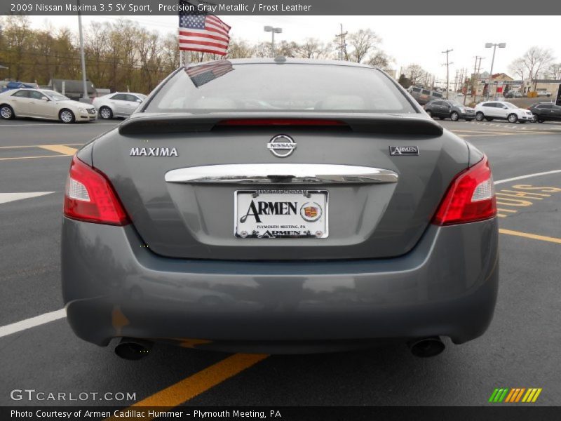 Precision Gray Metallic / Frost Leather 2009 Nissan Maxima 3.5 SV Sport