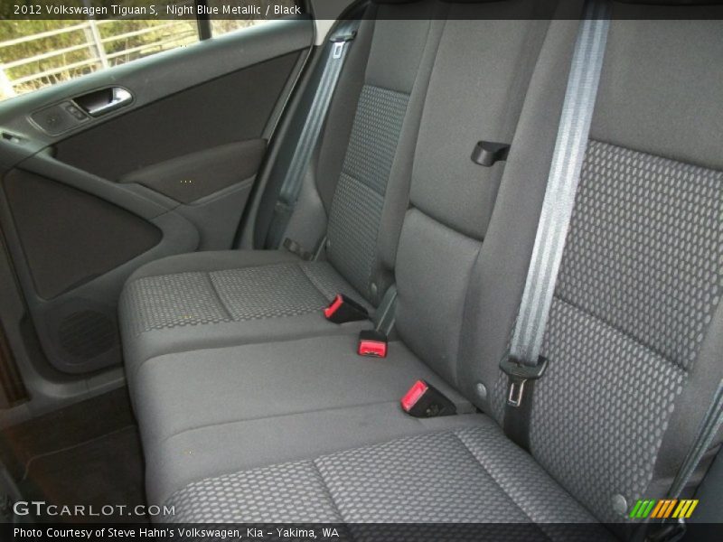 Night Blue Metallic / Black 2012 Volkswagen Tiguan S