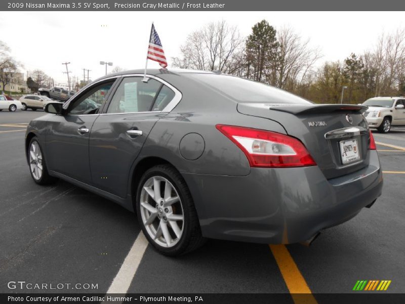 Precision Gray Metallic / Frost Leather 2009 Nissan Maxima 3.5 SV Sport