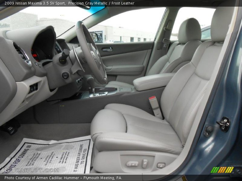 Precision Gray Metallic / Frost Leather 2009 Nissan Maxima 3.5 SV Sport