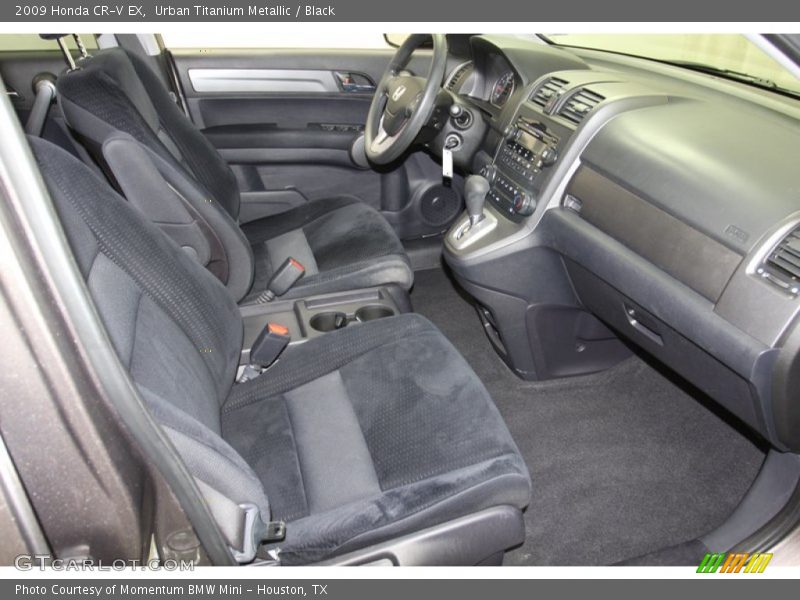 Urban Titanium Metallic / Black 2009 Honda CR-V EX