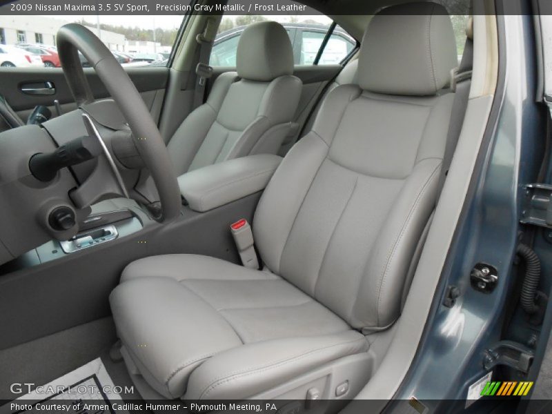 Precision Gray Metallic / Frost Leather 2009 Nissan Maxima 3.5 SV Sport