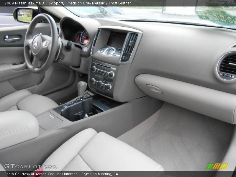Precision Gray Metallic / Frost Leather 2009 Nissan Maxima 3.5 SV Sport