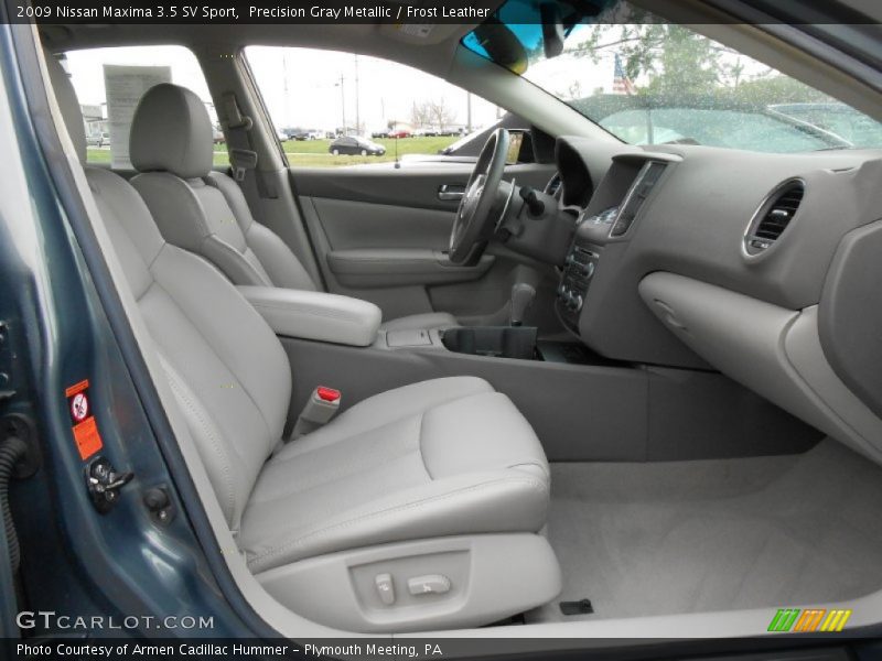 Precision Gray Metallic / Frost Leather 2009 Nissan Maxima 3.5 SV Sport