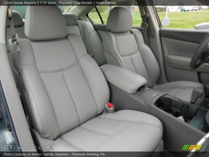 Precision Gray Metallic / Frost Leather 2009 Nissan Maxima 3.5 SV Sport
