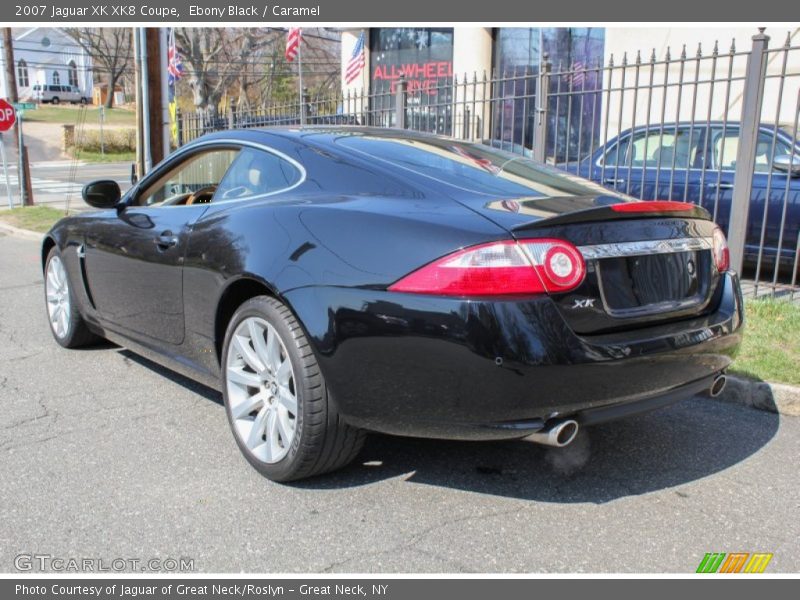 Ebony Black / Caramel 2007 Jaguar XK XK8 Coupe