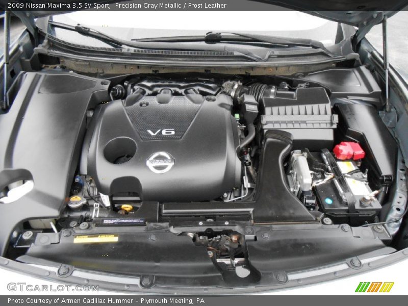 Precision Gray Metallic / Frost Leather 2009 Nissan Maxima 3.5 SV Sport