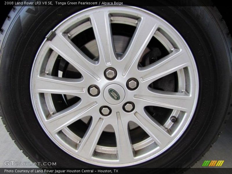 Tonga Green Pearlescent / Alpaca Beige 2008 Land Rover LR3 V8 SE