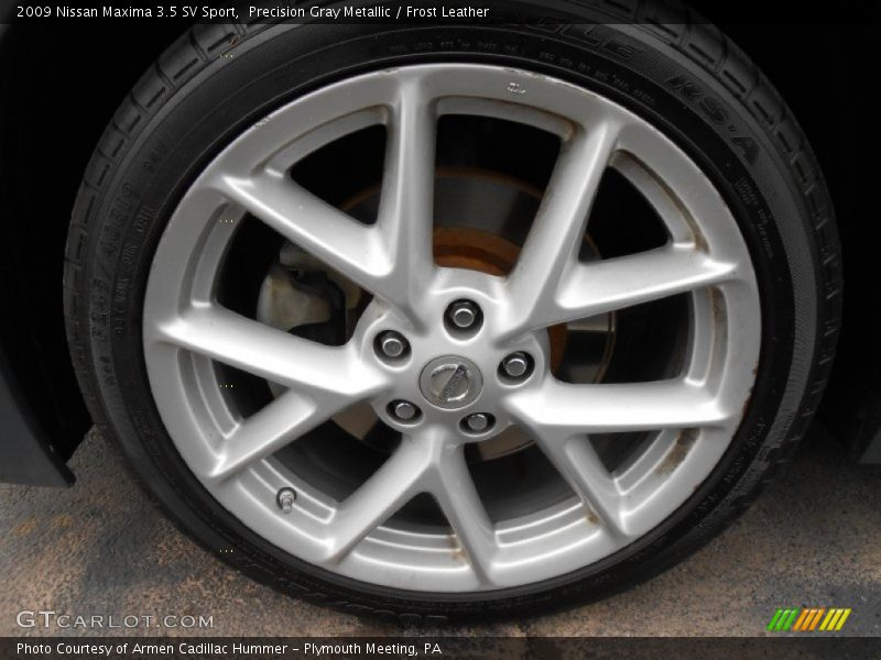 Precision Gray Metallic / Frost Leather 2009 Nissan Maxima 3.5 SV Sport