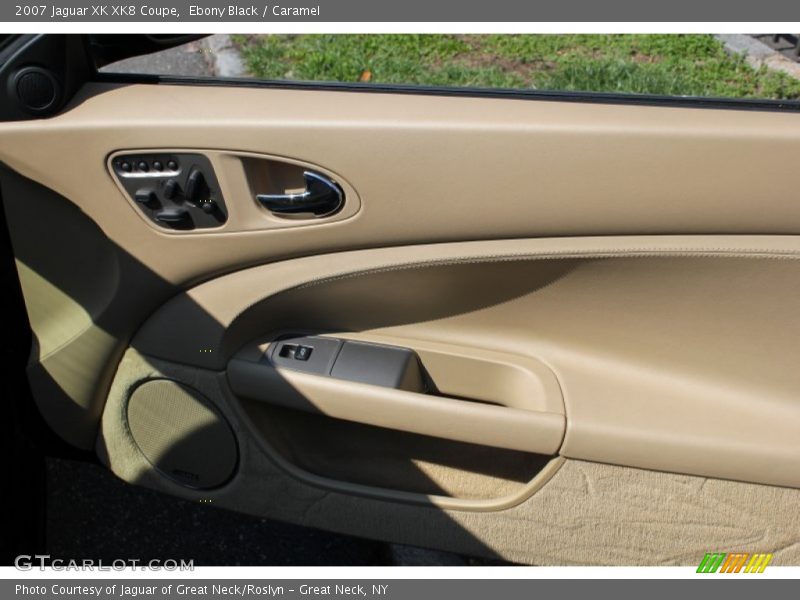Ebony Black / Caramel 2007 Jaguar XK XK8 Coupe