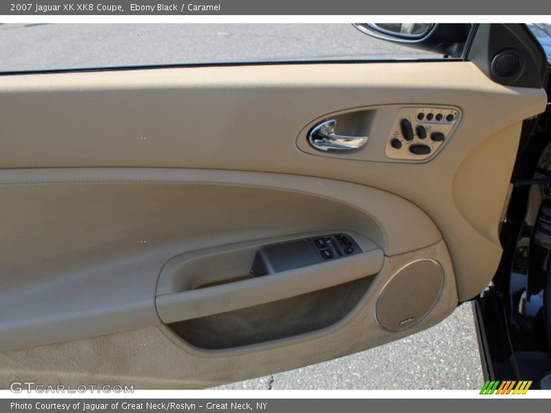Ebony Black / Caramel 2007 Jaguar XK XK8 Coupe