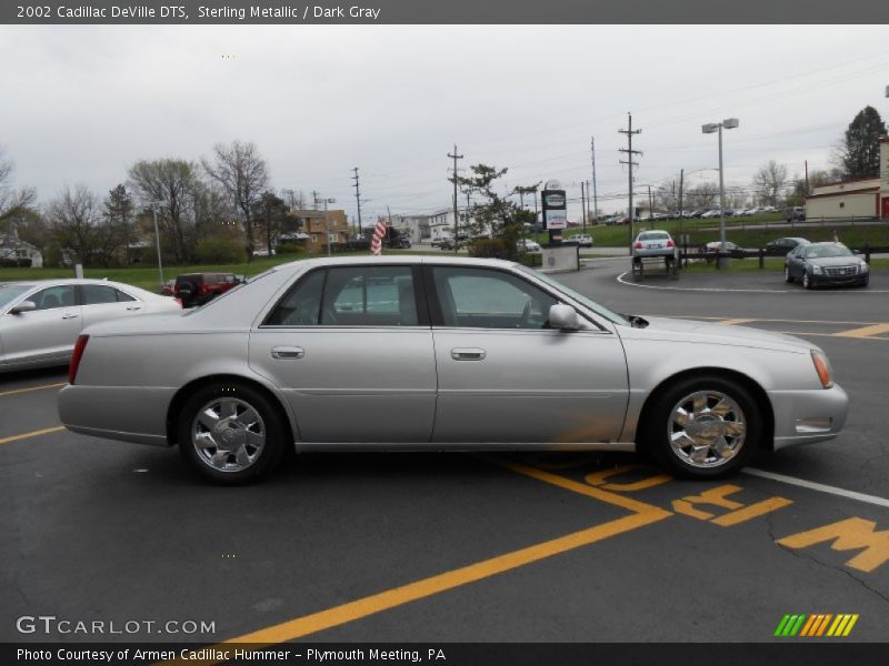 Sterling Metallic / Dark Gray 2002 Cadillac DeVille DTS
