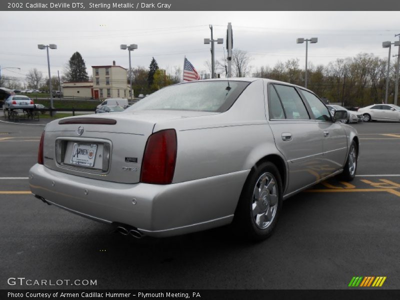 Sterling Metallic / Dark Gray 2002 Cadillac DeVille DTS