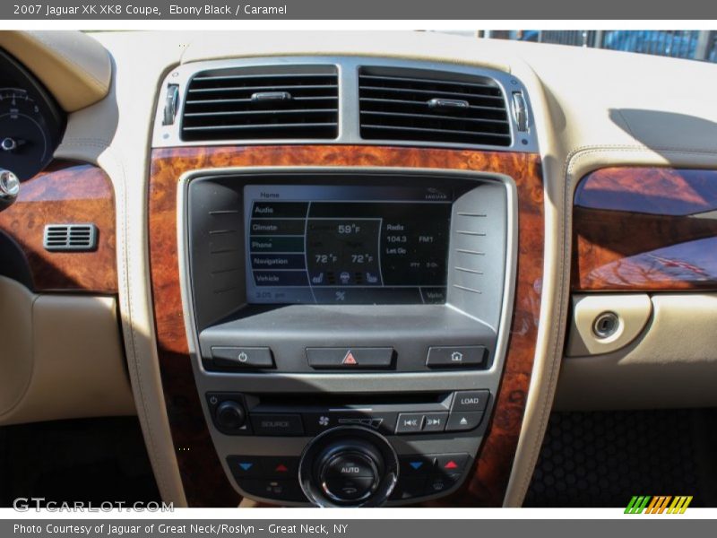 Ebony Black / Caramel 2007 Jaguar XK XK8 Coupe