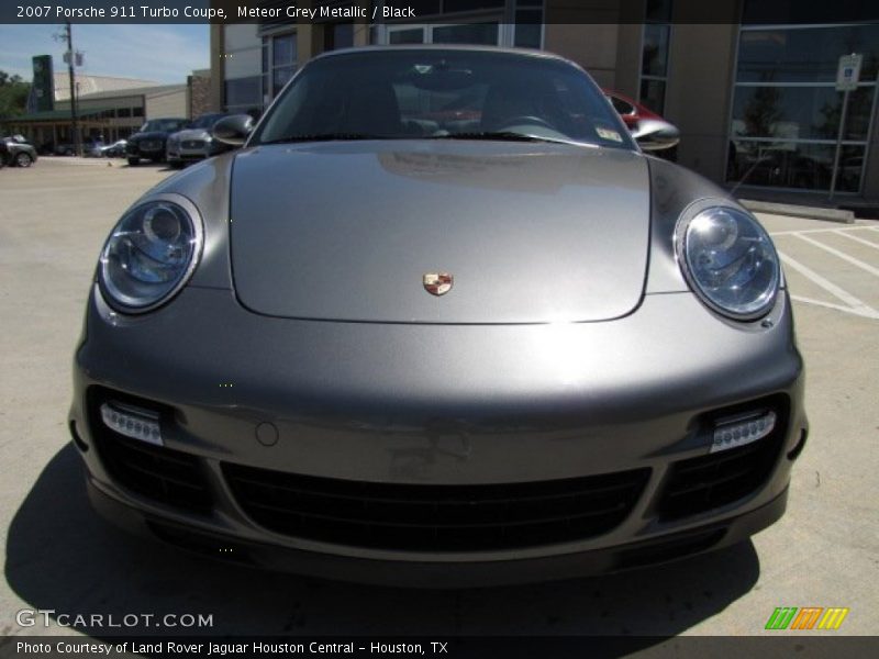 Meteor Grey Metallic / Black 2007 Porsche 911 Turbo Coupe