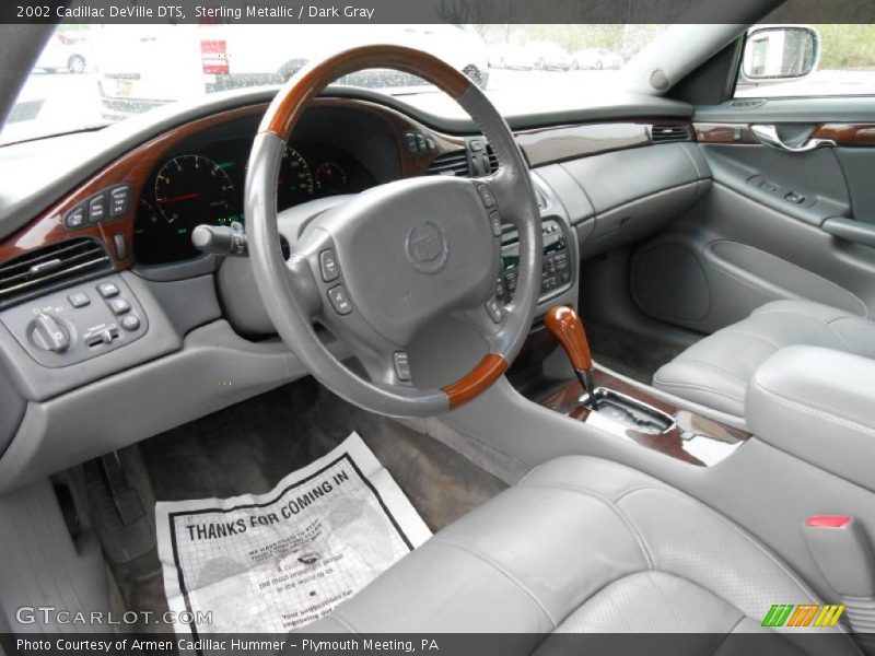 Sterling Metallic / Dark Gray 2002 Cadillac DeVille DTS