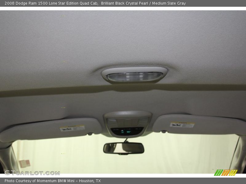 Brilliant Black Crystal Pearl / Medium Slate Gray 2008 Dodge Ram 1500 Lone Star Edition Quad Cab