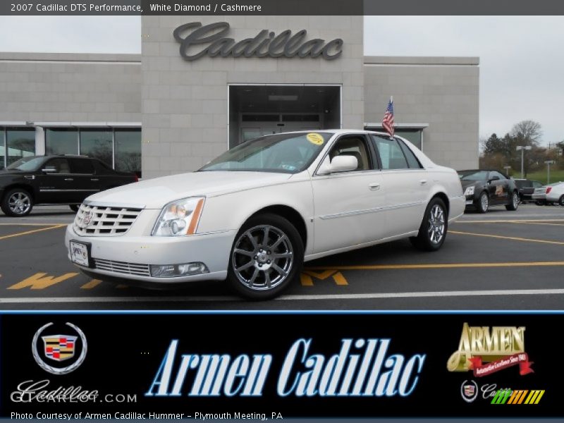 White Diamond / Cashmere 2007 Cadillac DTS Performance