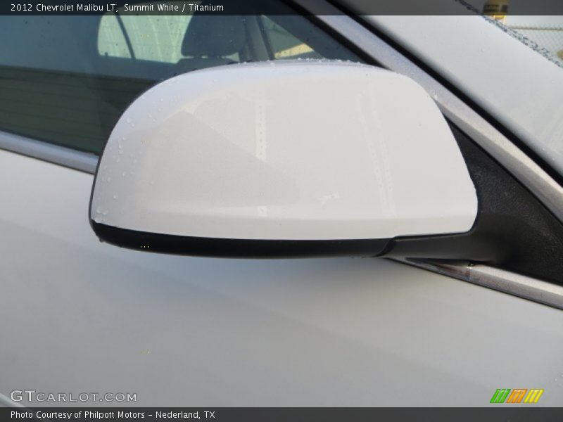 Summit White / Titanium 2012 Chevrolet Malibu LT