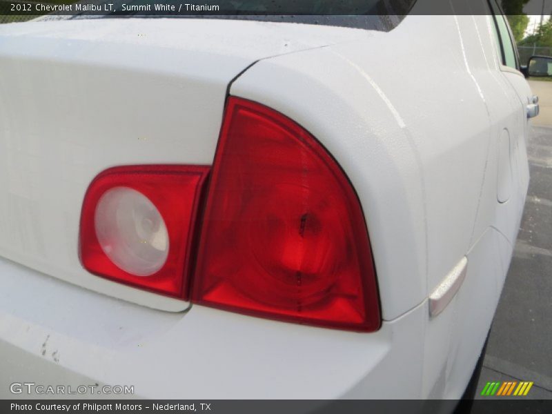 Summit White / Titanium 2012 Chevrolet Malibu LT