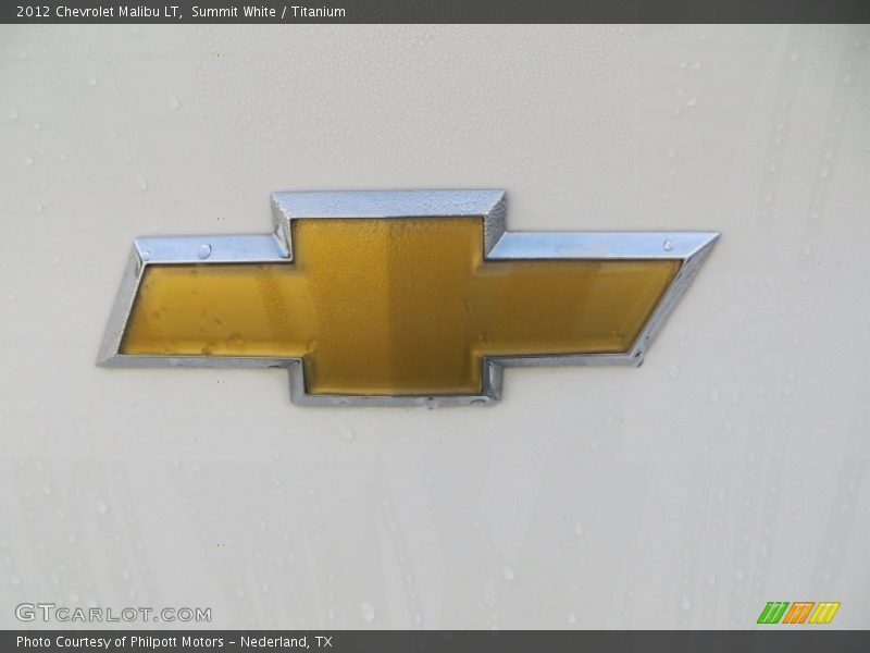 Summit White / Titanium 2012 Chevrolet Malibu LT