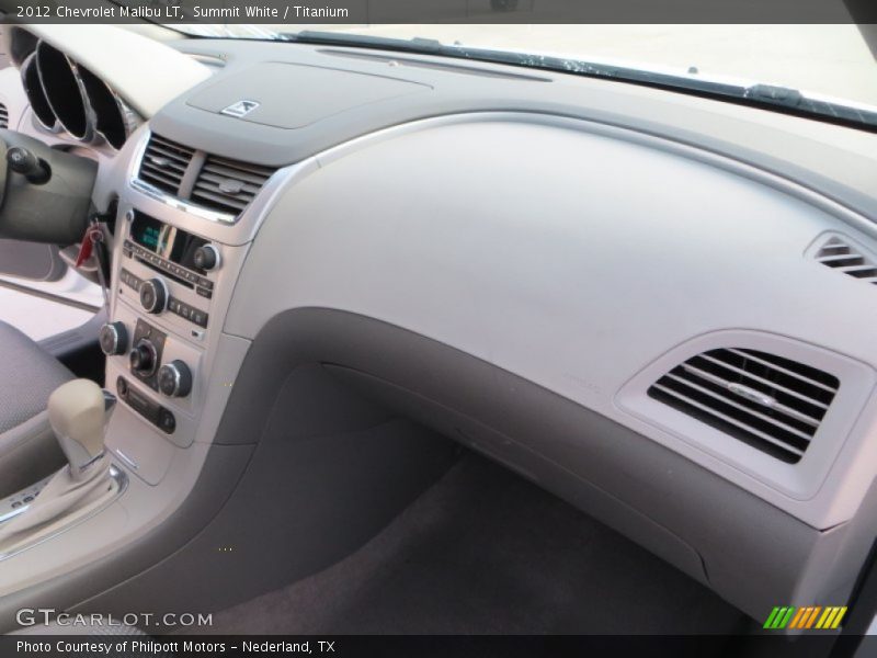 Summit White / Titanium 2012 Chevrolet Malibu LT