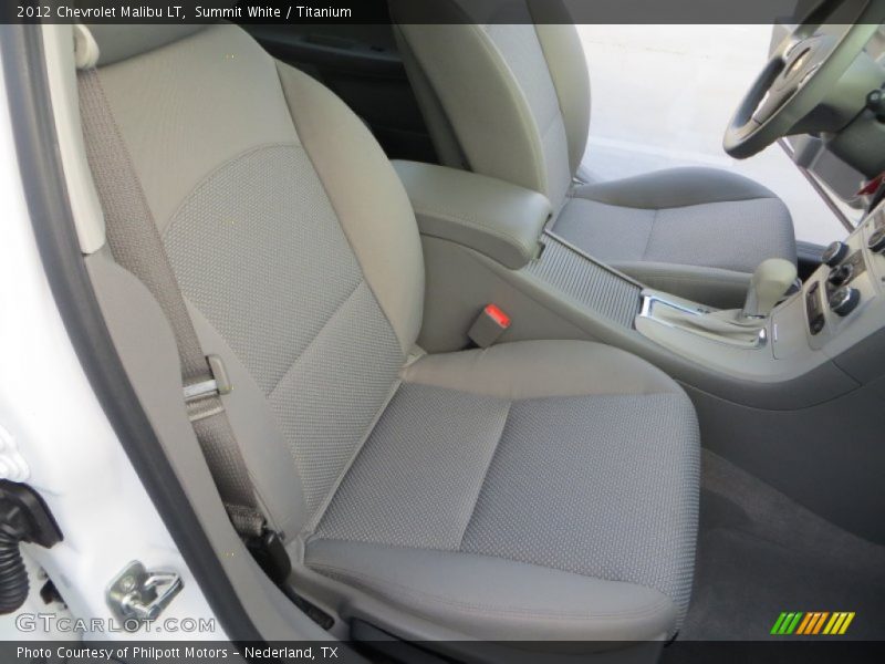 Summit White / Titanium 2012 Chevrolet Malibu LT