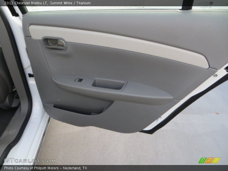 Summit White / Titanium 2012 Chevrolet Malibu LT