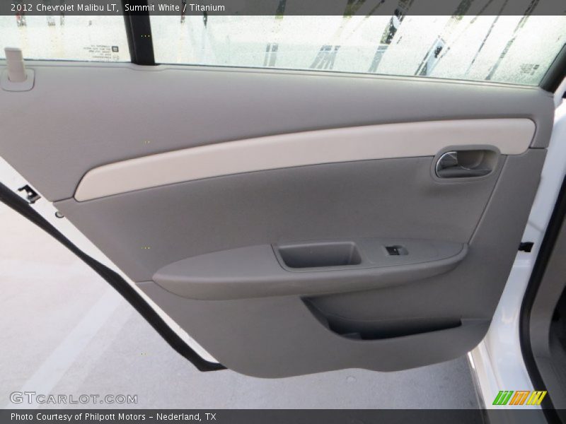 Summit White / Titanium 2012 Chevrolet Malibu LT