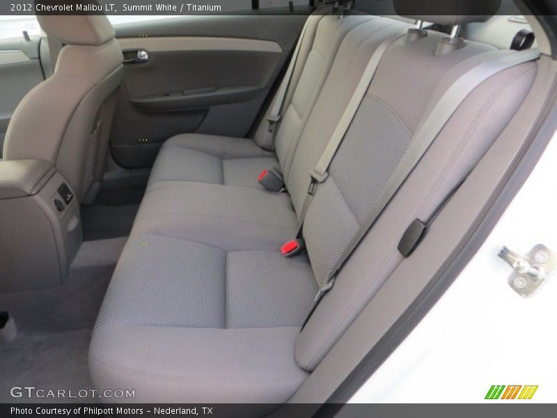 Summit White / Titanium 2012 Chevrolet Malibu LT