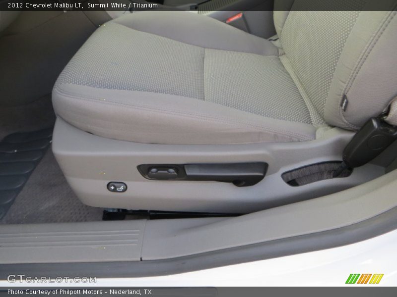 Summit White / Titanium 2012 Chevrolet Malibu LT