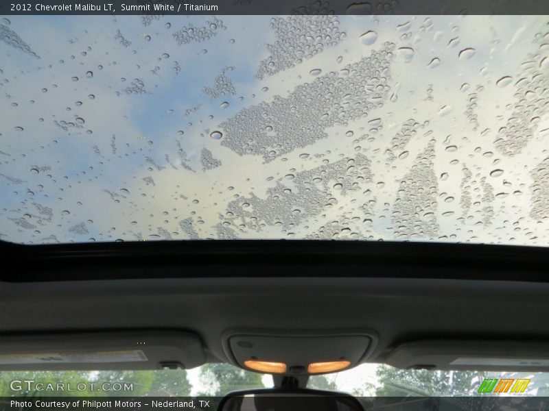 Summit White / Titanium 2012 Chevrolet Malibu LT