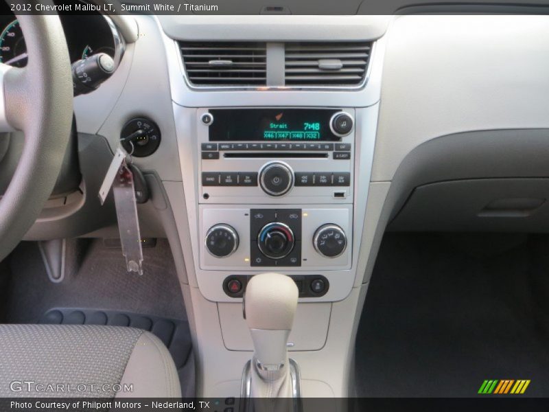 Summit White / Titanium 2012 Chevrolet Malibu LT