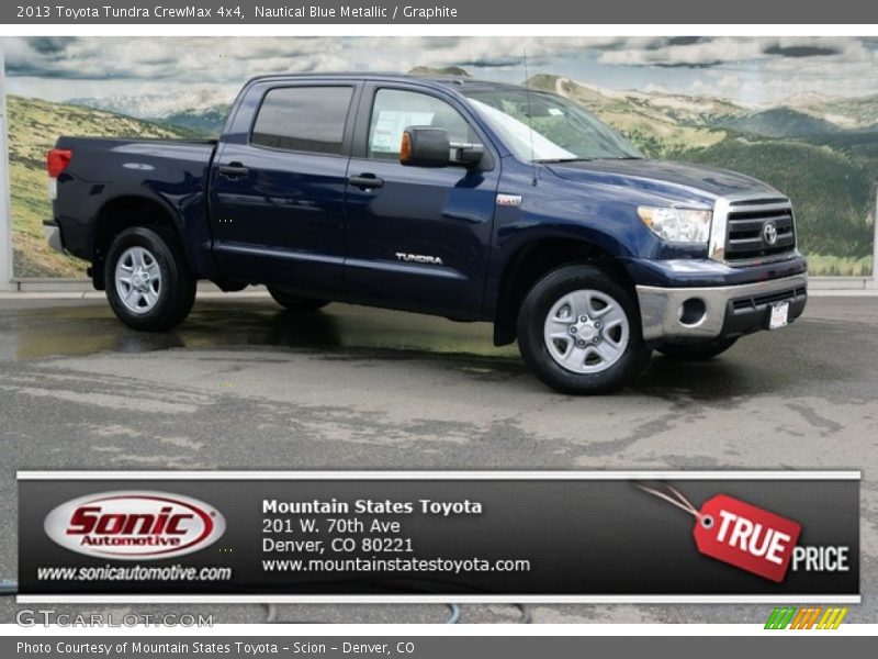 Nautical Blue Metallic / Graphite 2013 Toyota Tundra CrewMax 4x4
