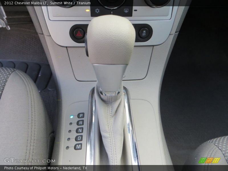 Summit White / Titanium 2012 Chevrolet Malibu LT