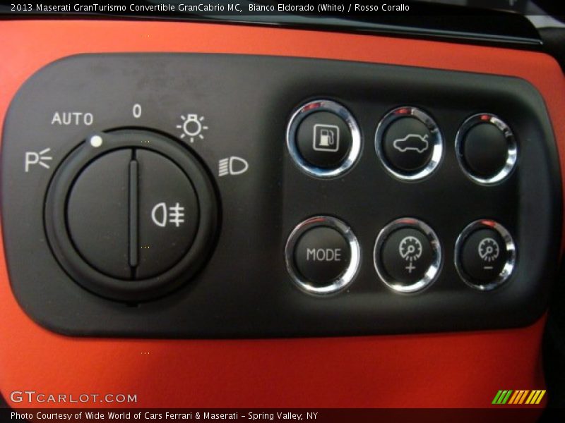 Controls of 2013 GranTurismo Convertible GranCabrio MC