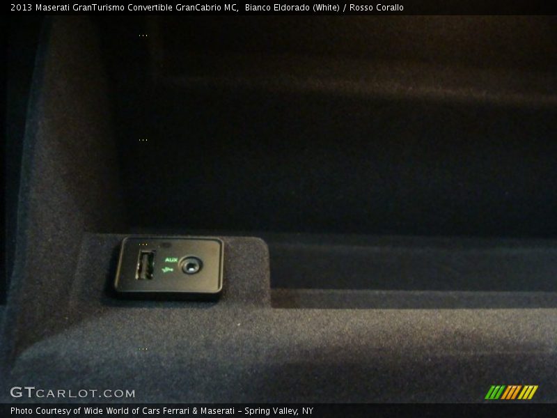 Bianco Eldorado (White) / Rosso Corallo 2013 Maserati GranTurismo Convertible GranCabrio MC