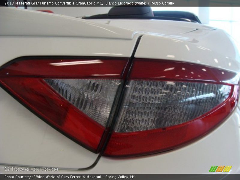 Bianco Eldorado (White) / Rosso Corallo 2013 Maserati GranTurismo Convertible GranCabrio MC