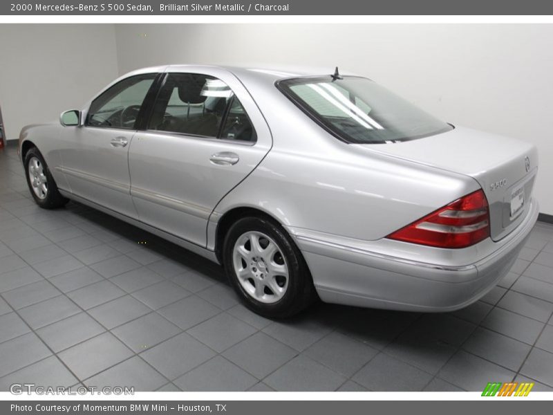 Brilliant Silver Metallic / Charcoal 2000 Mercedes-Benz S 500 Sedan