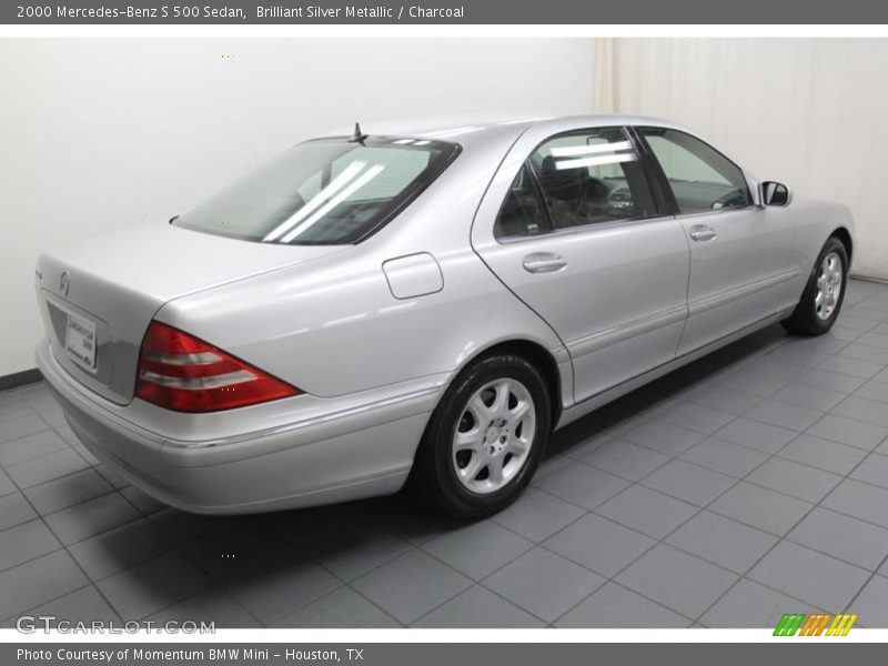 Brilliant Silver Metallic / Charcoal 2000 Mercedes-Benz S 500 Sedan