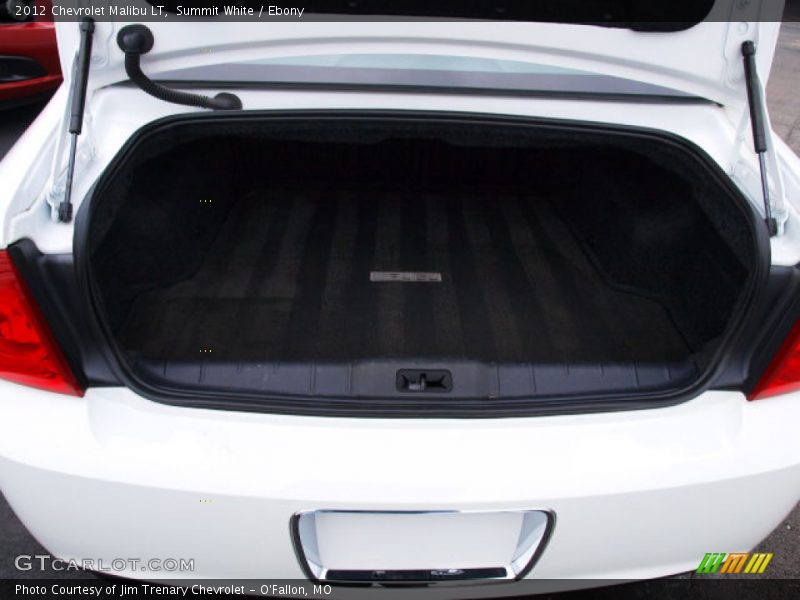 Summit White / Ebony 2012 Chevrolet Malibu LT