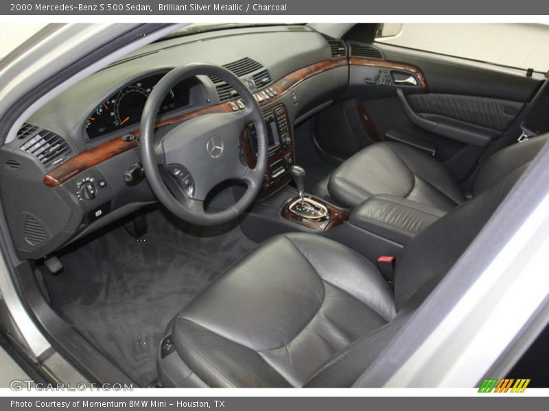 Charcoal Interior - 2000 S 500 Sedan 