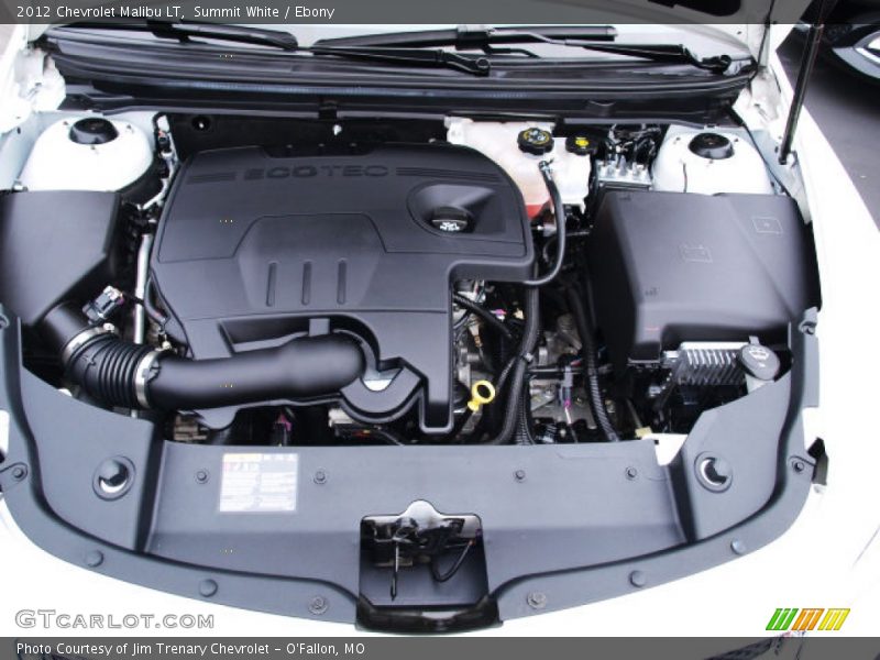 Summit White / Ebony 2012 Chevrolet Malibu LT
