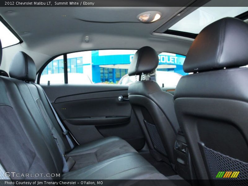 Summit White / Ebony 2012 Chevrolet Malibu LT