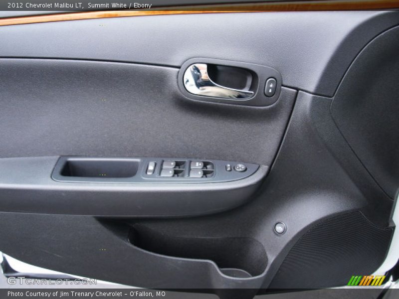 Summit White / Ebony 2012 Chevrolet Malibu LT