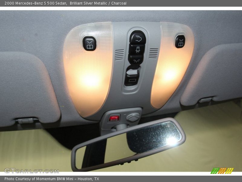 Brilliant Silver Metallic / Charcoal 2000 Mercedes-Benz S 500 Sedan