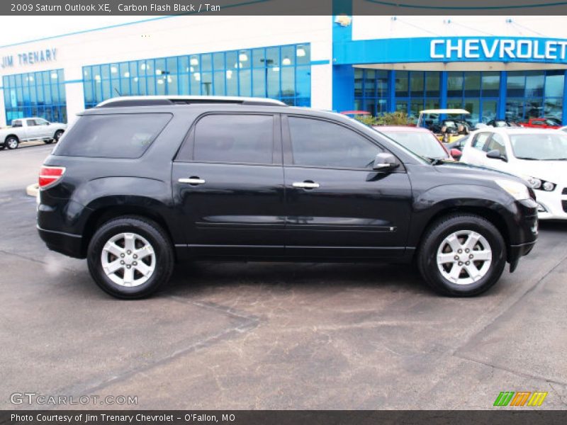Carbon Flash Black / Tan 2009 Saturn Outlook XE