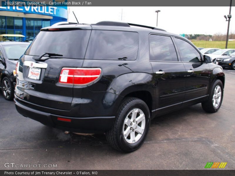 Carbon Flash Black / Tan 2009 Saturn Outlook XE