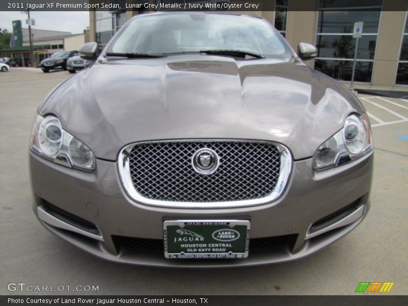 Lunar Grey Metallic / Ivory White/Oyster Grey 2011 Jaguar XF Premium Sport Sedan