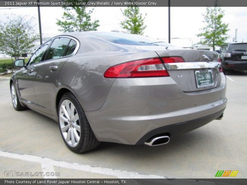 Lunar Grey Metallic / Ivory White/Oyster Grey 2011 Jaguar XF Premium Sport Sedan